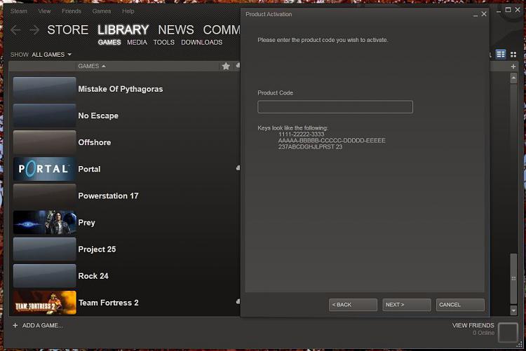 Fallout: New Vegas will use Steam for DRM-activate-steam-game.jpg