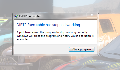 Dirt 2 Error-capture.png