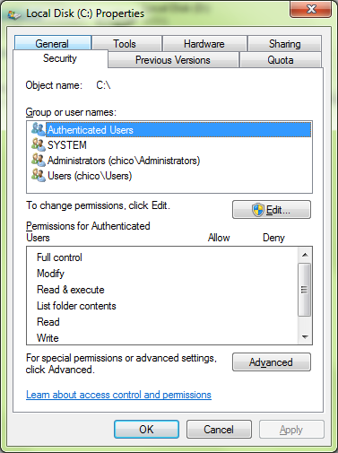 Restoring partition drive permissions-partition_c.png