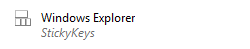 &quot;Windows Explorer&quot; listing in Notification Area-sticky-keys.png