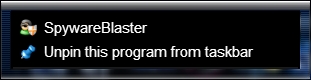 Spywareblaster's icon is generic in taskbar?-spy.jpg