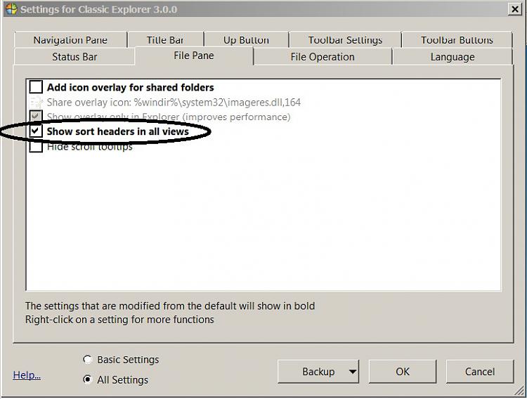 How to get the view sorting bar back to w7 ?-shell-settings.jpg