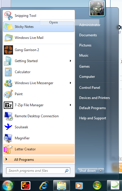 Snipping tool can capture the active Start Menu-startmenu.png