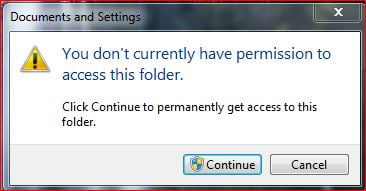 How to get access to Document and Settings?-dont-currently-have-permission.jpg