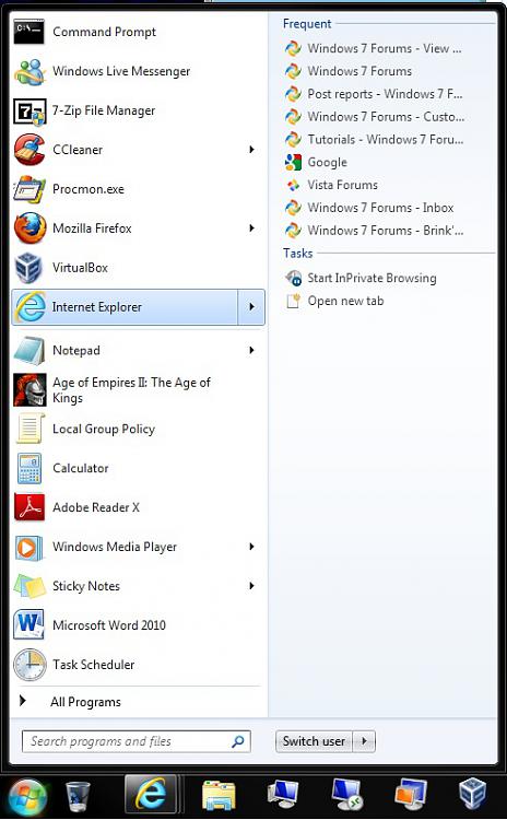 No jump list for IE 9 in start menu-start_menu.jpg