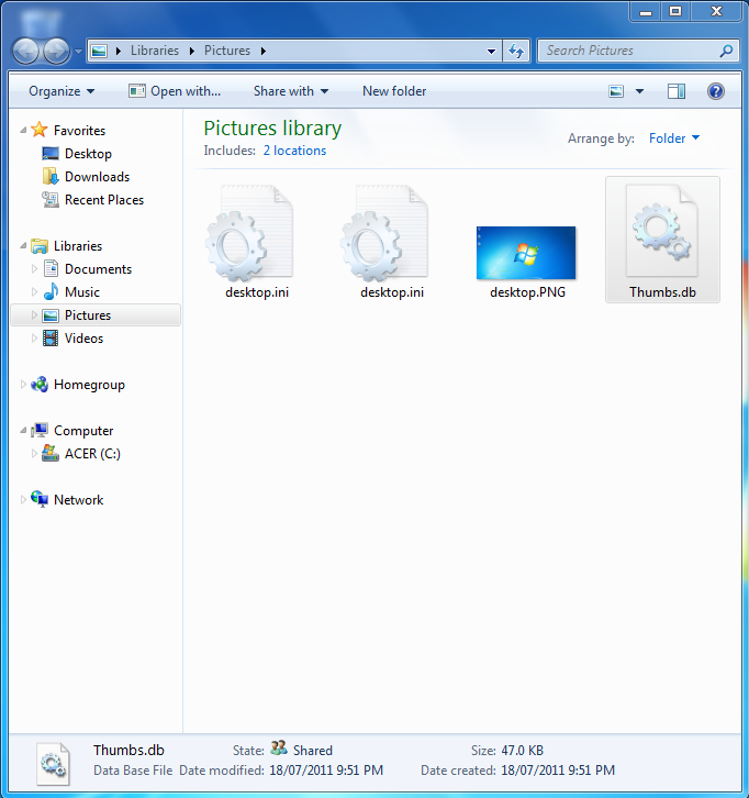 Desktop ini solved windows 7 forums