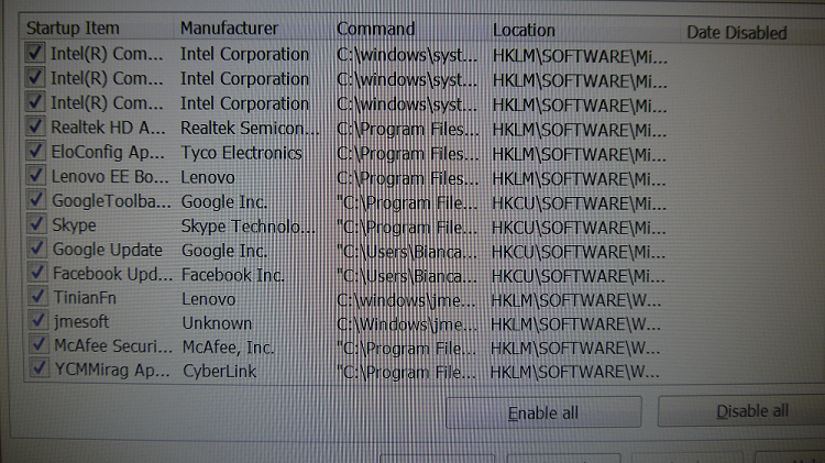 Lenovo ideacentre B320 on Windows 7 keeps going into sleep!!!-screen-1-msconfig-startup.png