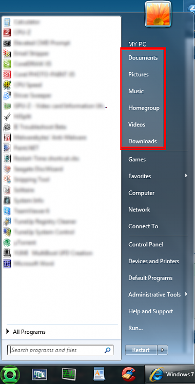 Access Denied, too many folder levels and other pet peeves-start-menu.png