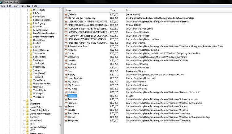 Deleted &quot;My Documents&quot; folder in Libraries-fig.-6-registry-shell-folders.jpg