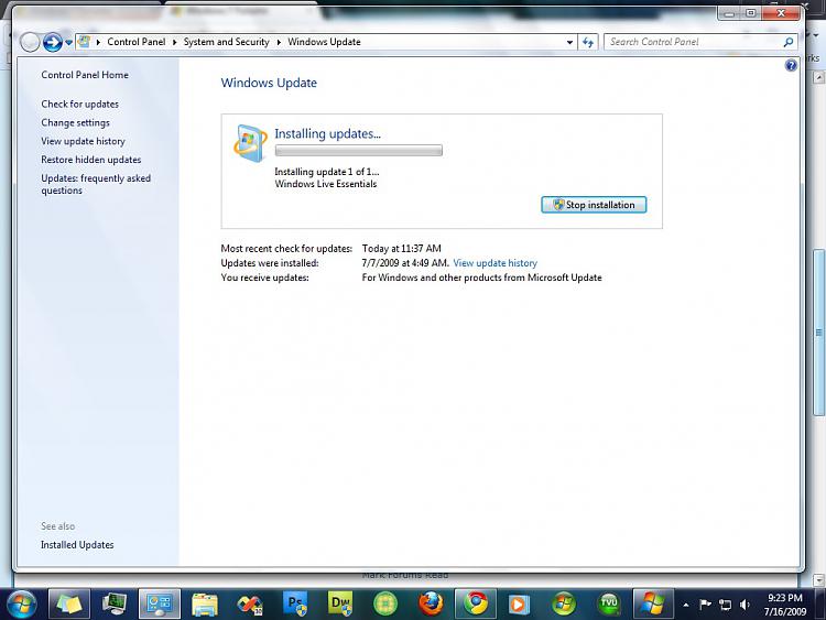 Windows 7 Build 7264 Windows Live Essensials update?-update.jpg