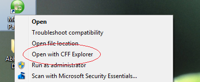 How do I remove 'Open with CFF Explorer' from right click menu?-untitled.png