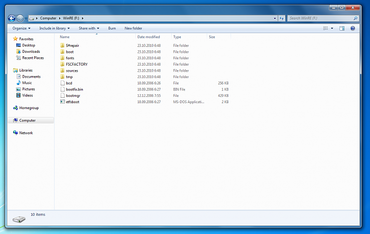 WinRE (G:) Drive suddenly appeared in Windows Explorer?-winrecontents.png