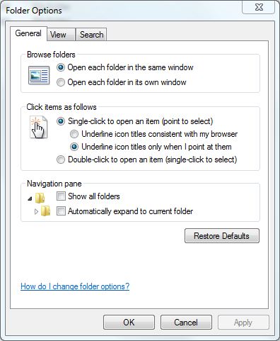 How do I change default double click action for CD's, DVD's and BD's-single.jpg