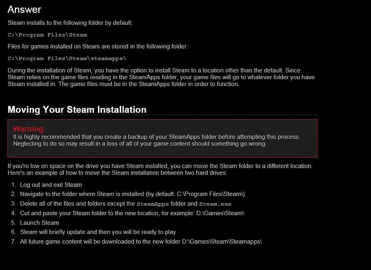 Stuffing a harddrive installed with win7+games in a completly new PC.?-move-steam.jpg