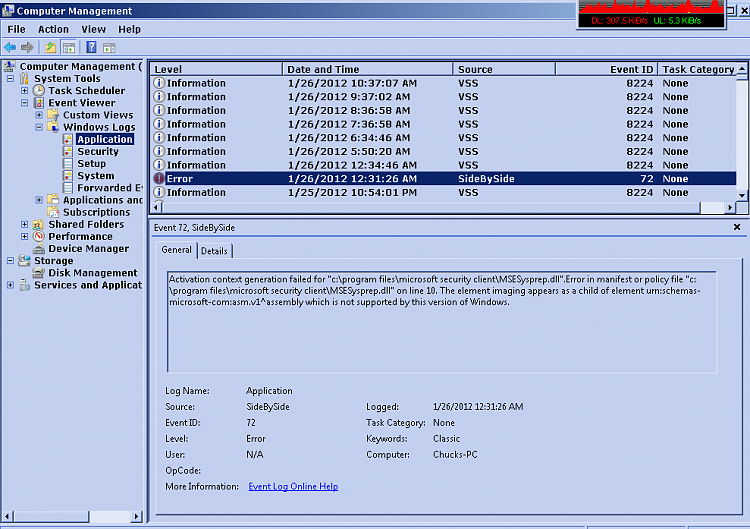 dns error 1014 windows 7