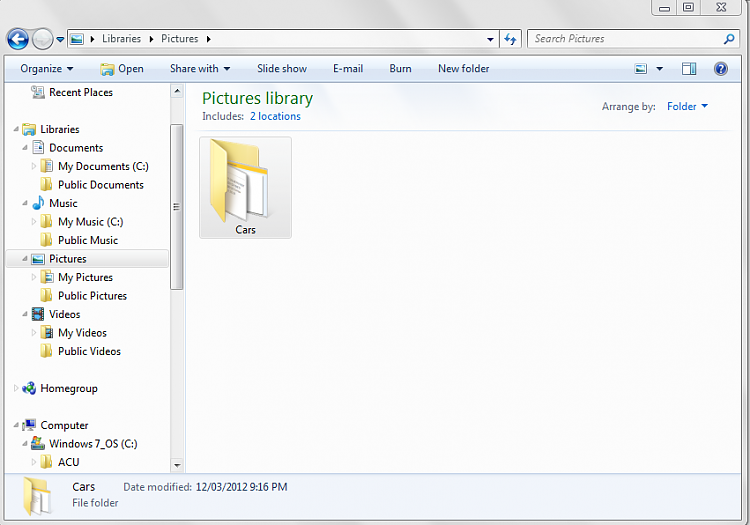 How do I change the view of the folders in the Library-capture2.png