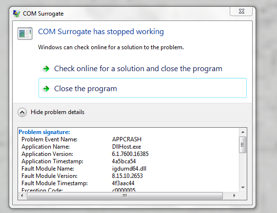 COM Surrogate Windows 7 64bit-work-error.png