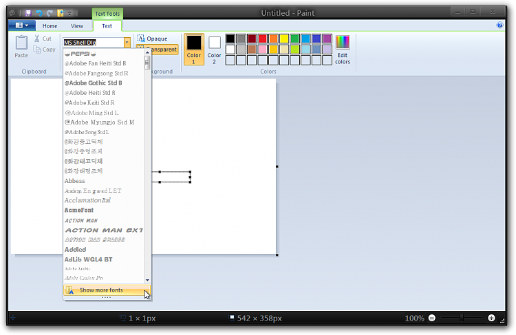 MS Paint only displaying a limited number of fonts-untitled-paint.png