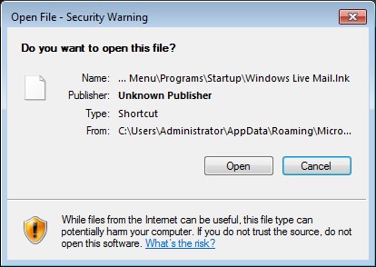 &quot;Open File - Security Warning&quot; when running a LNK file-wlm.jpg