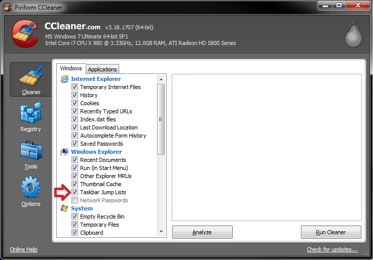 windows 7 jumplist only showing pin-unpin-close option !!!-ccleaner.jpg