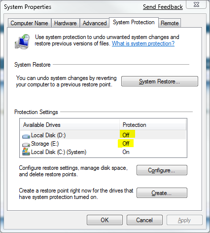 My harddrive eating up space! :S-windows-7-build-7000-system-restore-settings.png