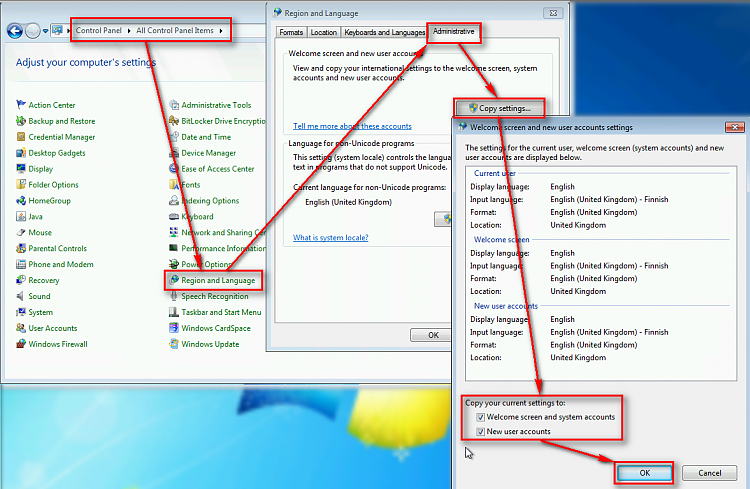 Boot Up Shut Down Language Display Solved Windows 7 Forums language-setting