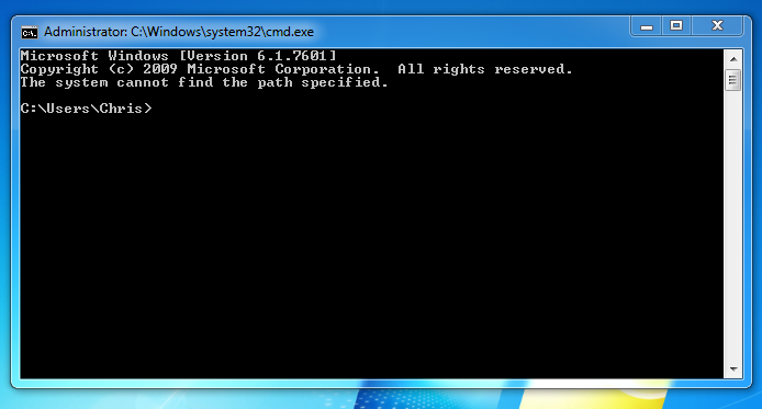 Windows Command Prompt says The System Cannot find the Path Specified-capture.png