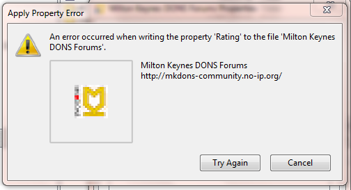 Can't set rating for internet shortcut-apply-property-error.png