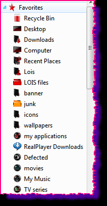 Modifying the items displayed under Favorites in Windows Explorer-favs.png