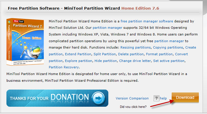 hard disk partition-download-selection.jpg