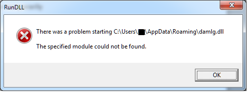 Error on starup couldn't find damlg.dll-error.png