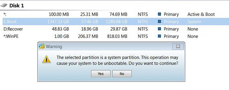 My Win 7 Disk has 4 partitions, (2Drive letters) want to dual boot-mintoolpartwizard.jpg
