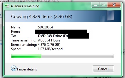 How to make file transfer from my laptop to a CD/DVD much faster?-4-hours.jpg