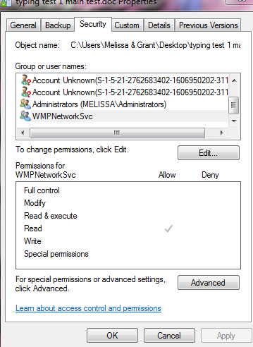 Format of a disk issue code-wmp-network-svce.png