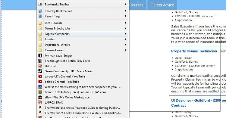 Right click/context menu appears invisible, minus the outline-context-menu.jpg