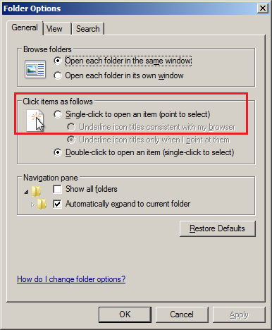 Mouse  control, selecting a shortcut without opening it.-single-click.png
