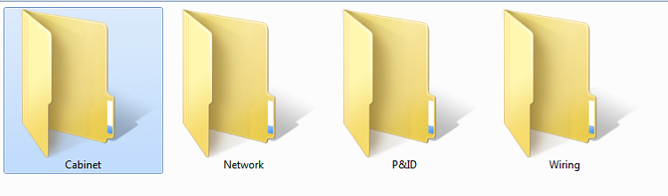 How to indicate a folder or its sub-folders are empty ...
