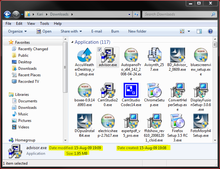 Windows xp shop show folder size