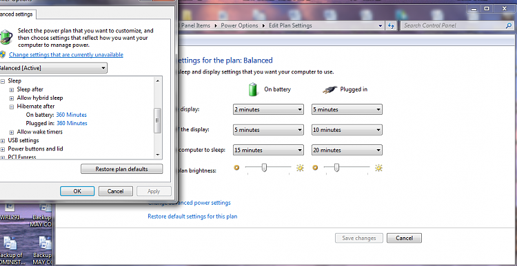 Computer will not hibernate - screen will just go to sleep-plan-current.png