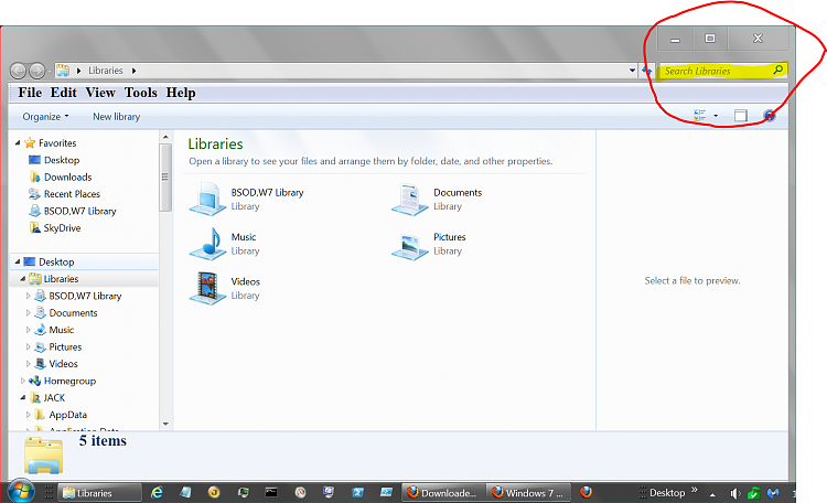 Downloaded Internet Programs Aren't Showing Up Anywhere on Hard Drive-windows-explorer-7-9-2013.png