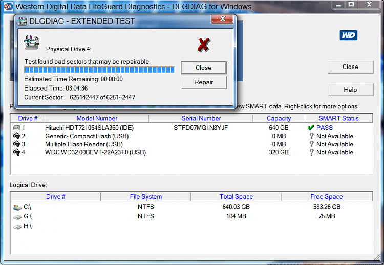 Win 7 failed to boot no F8 options work need to recover HDD files-wd-hdd-long-test.png