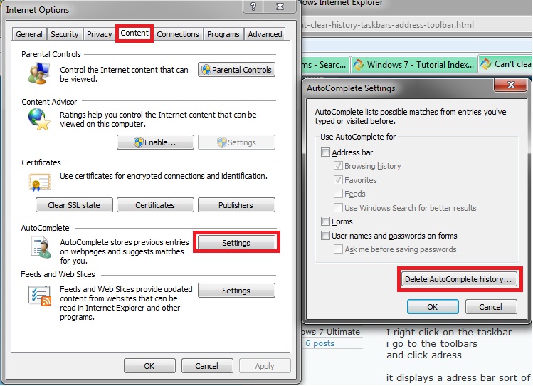 Can't clear history of Taskbar's Address Toolbar-autocomplete.jpg