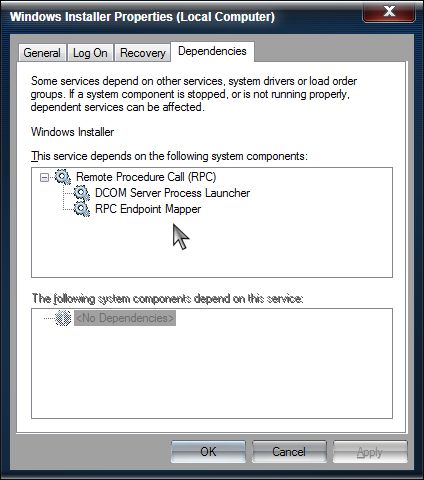 Windows Installer Service cannot be accessed.-dependencies.jpg