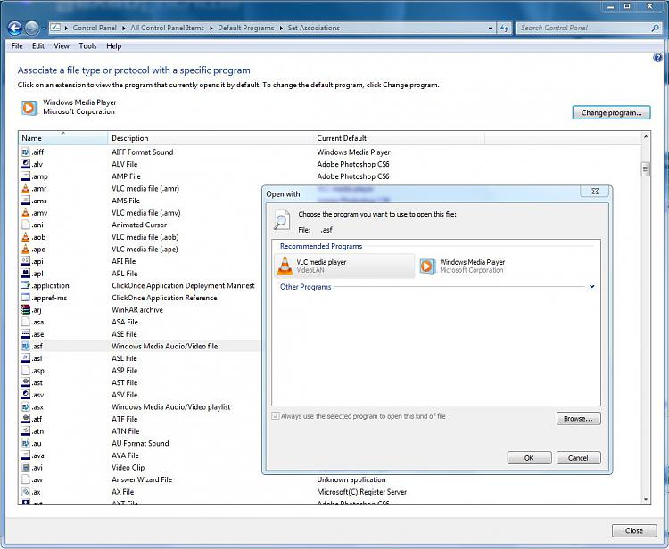 Default Programs/Associate a file type or protocol with a program BUG-file-assoc.jpg