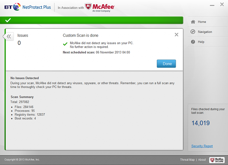 Need advice with disk partitions;  (should D:  be NTFS?)-mcafee-results.png