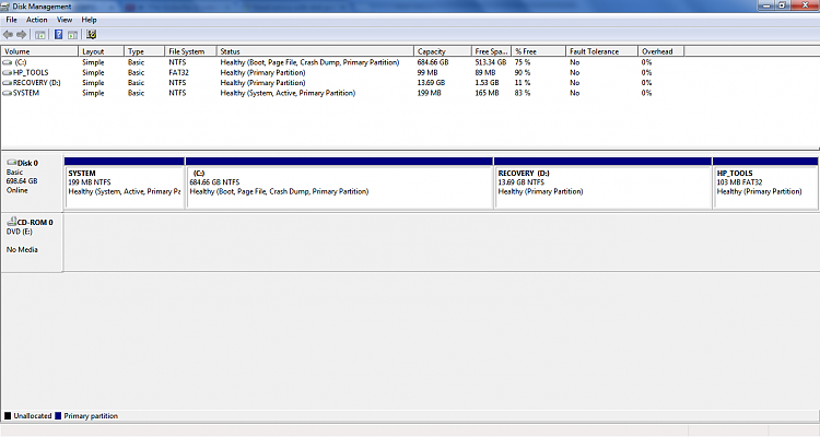 Need advice with disk partitions;  (should D:  be NTFS?)-disk-management-2.png