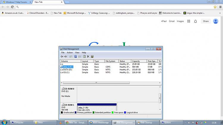 Disk Management - 25gb primary partition, unallocated drive letter.-disk-management.jpg