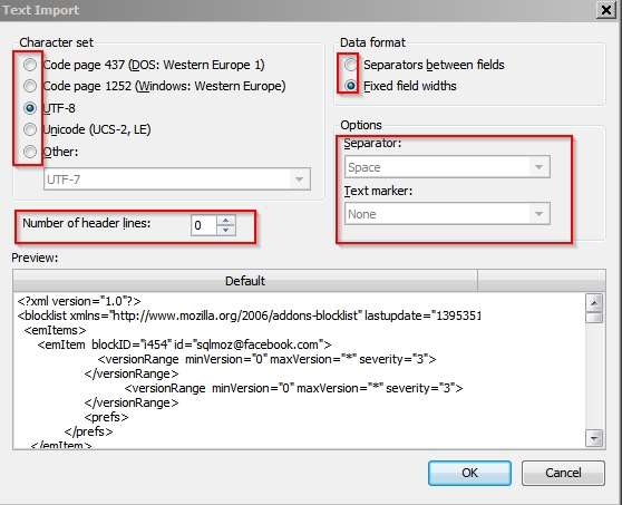 Convert HTML file to Excel or CSV-text-import.jpg