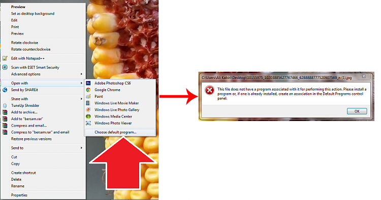 Choose default program button (in Right-Click) not working-err-1.png