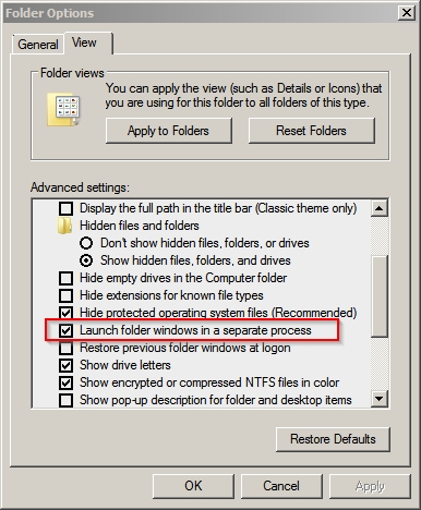 Server execution failed-folder-options.jpg